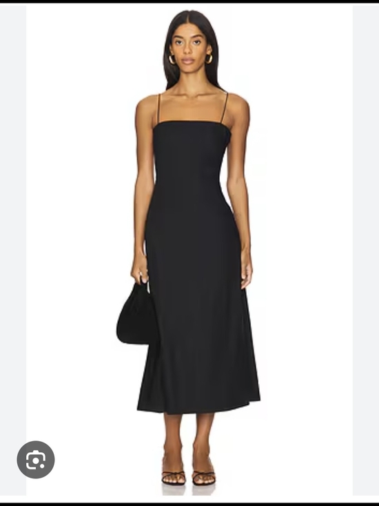 Faithfull the Brand Dresses & Skirts - Faithfull the Brand Black Spaghetti-Strap Slip Midi Dress
